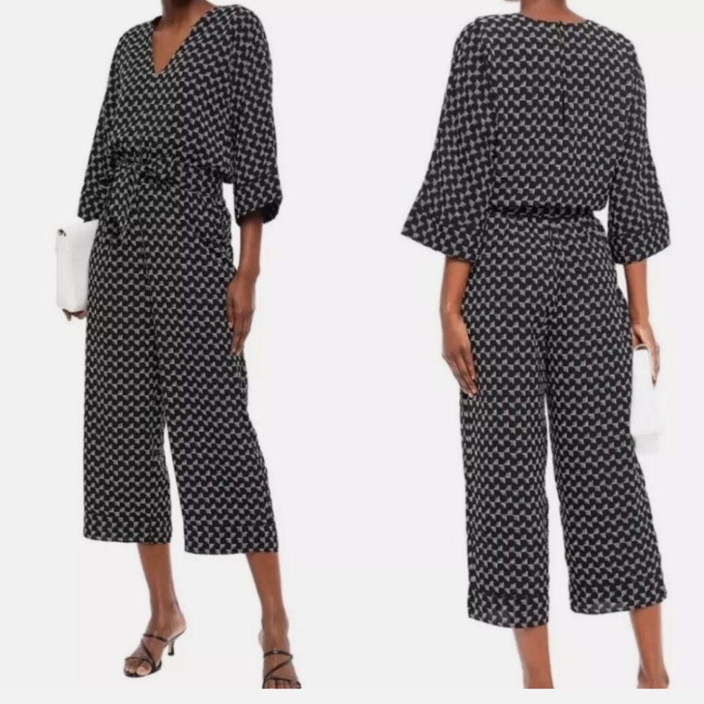 Joie Burgess Geometric Print Jumpsuit